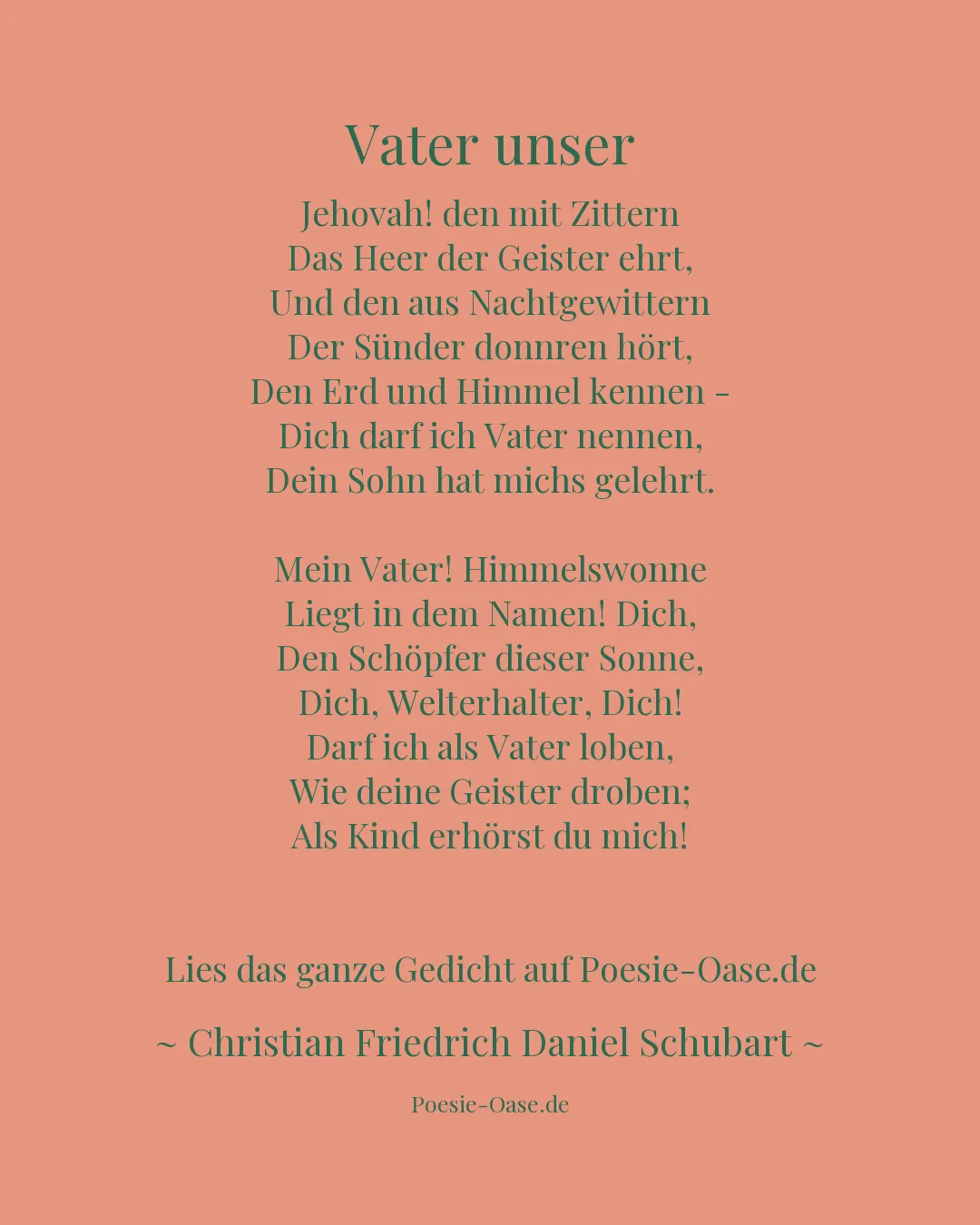 Illustration zu Vater unser