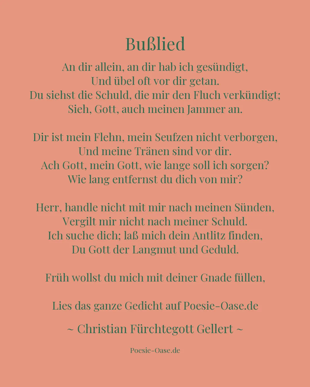 Illustration zu Bußlied