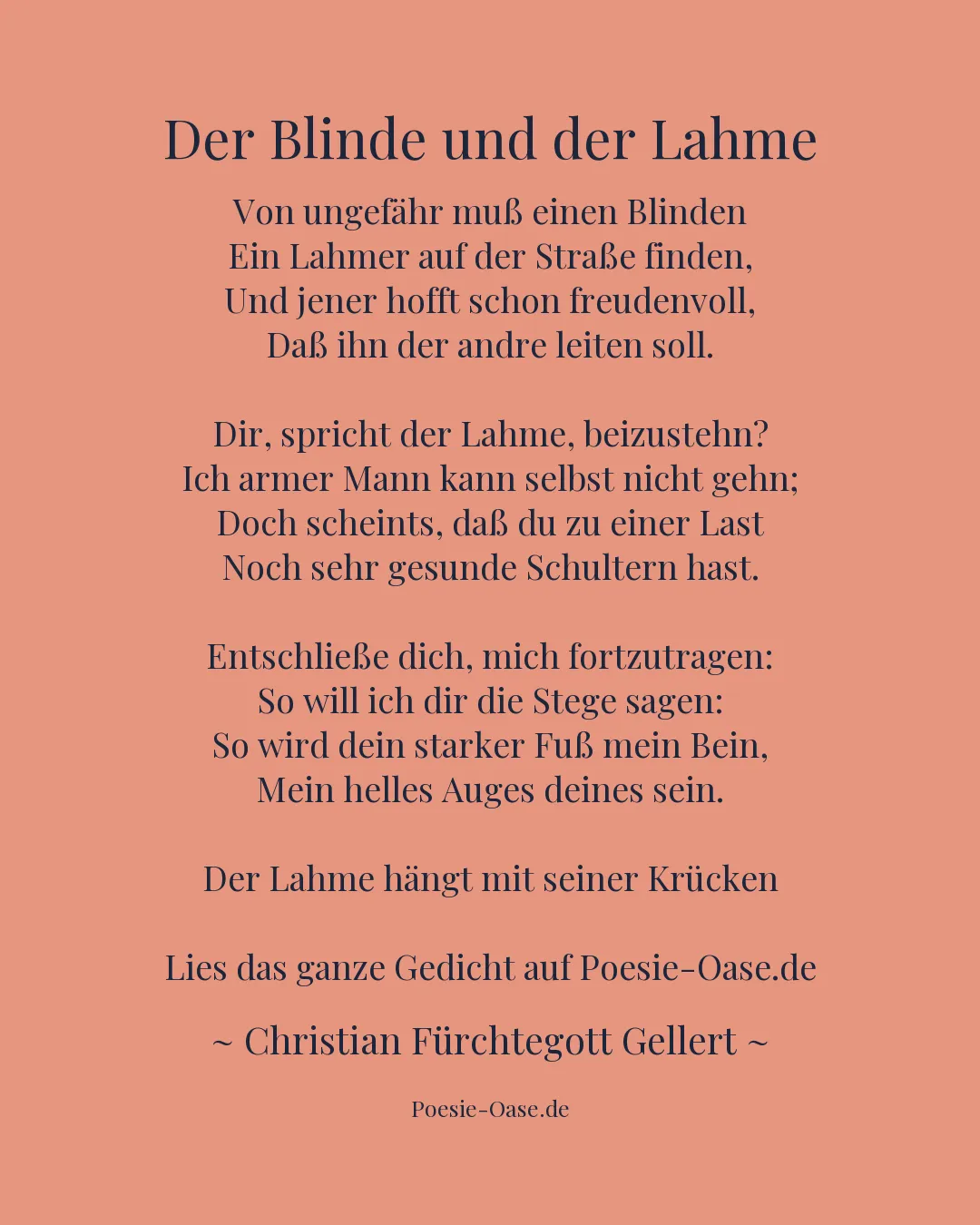 Illustration zu Der Blinde und der Lahme
