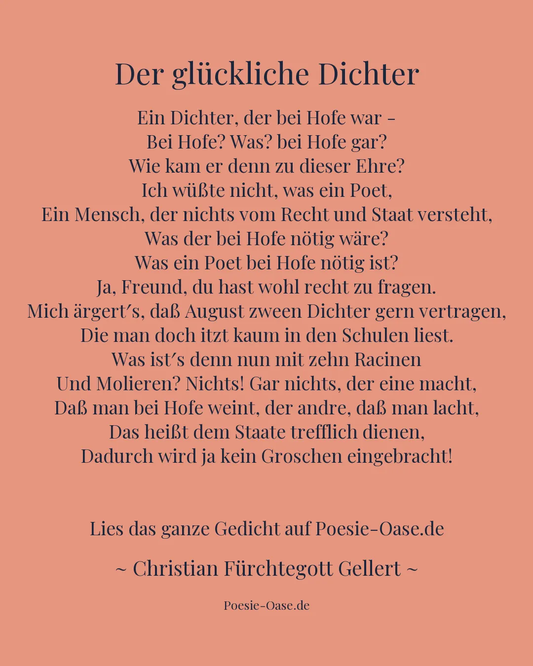 Illustration zu Der glückliche Dichter