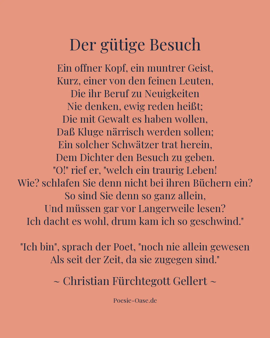 Illustration zu Der gütige Besuch