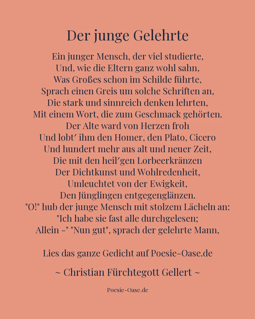 Illustration zu Der junge Gelehrte