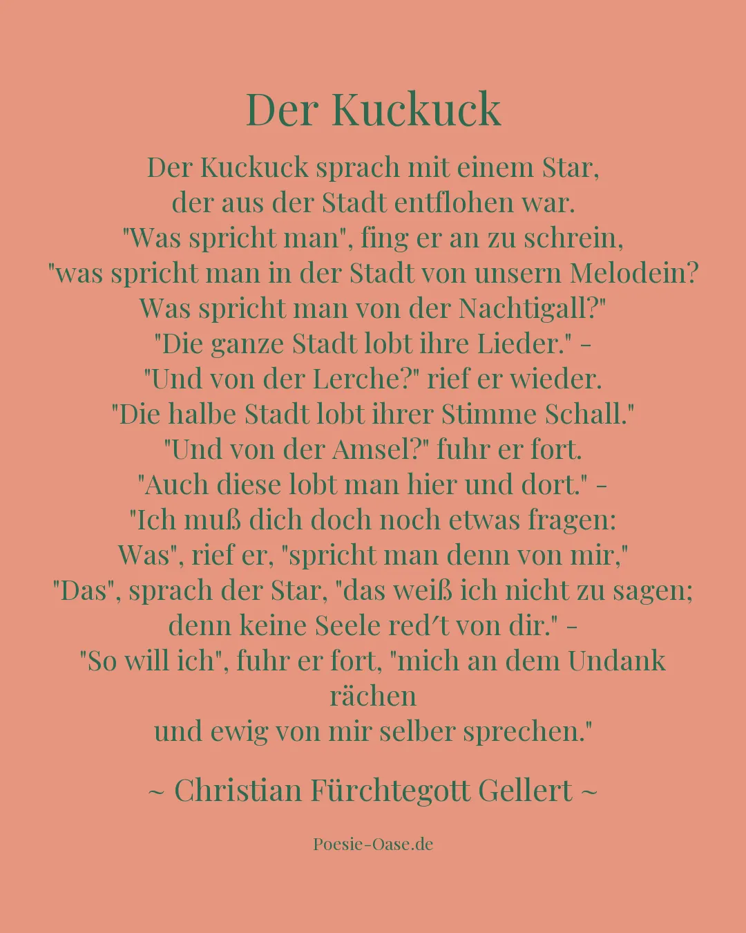 Illustration zu Der Kuckuck