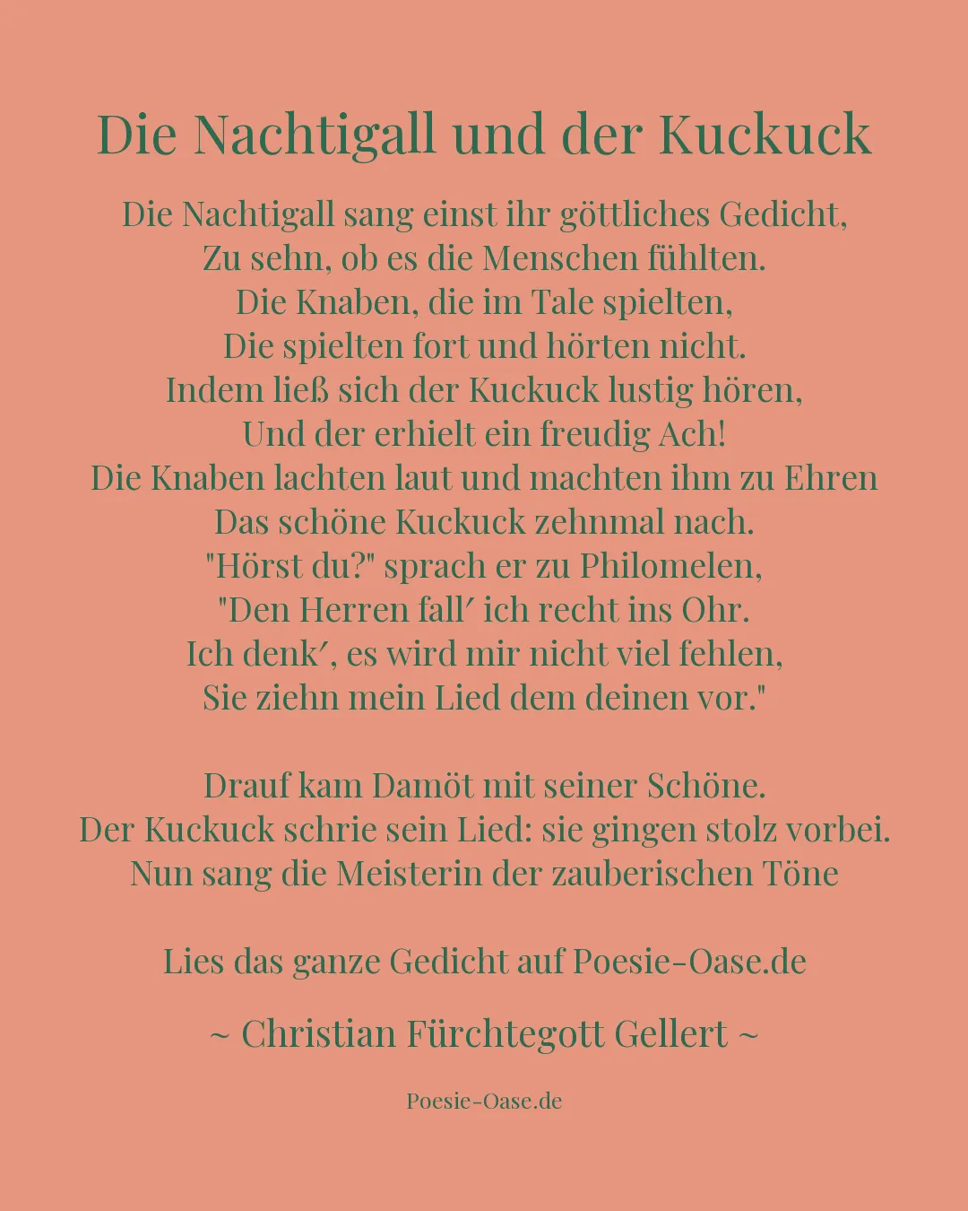 Illustration zu Die Nachtigall und der Kuckuck