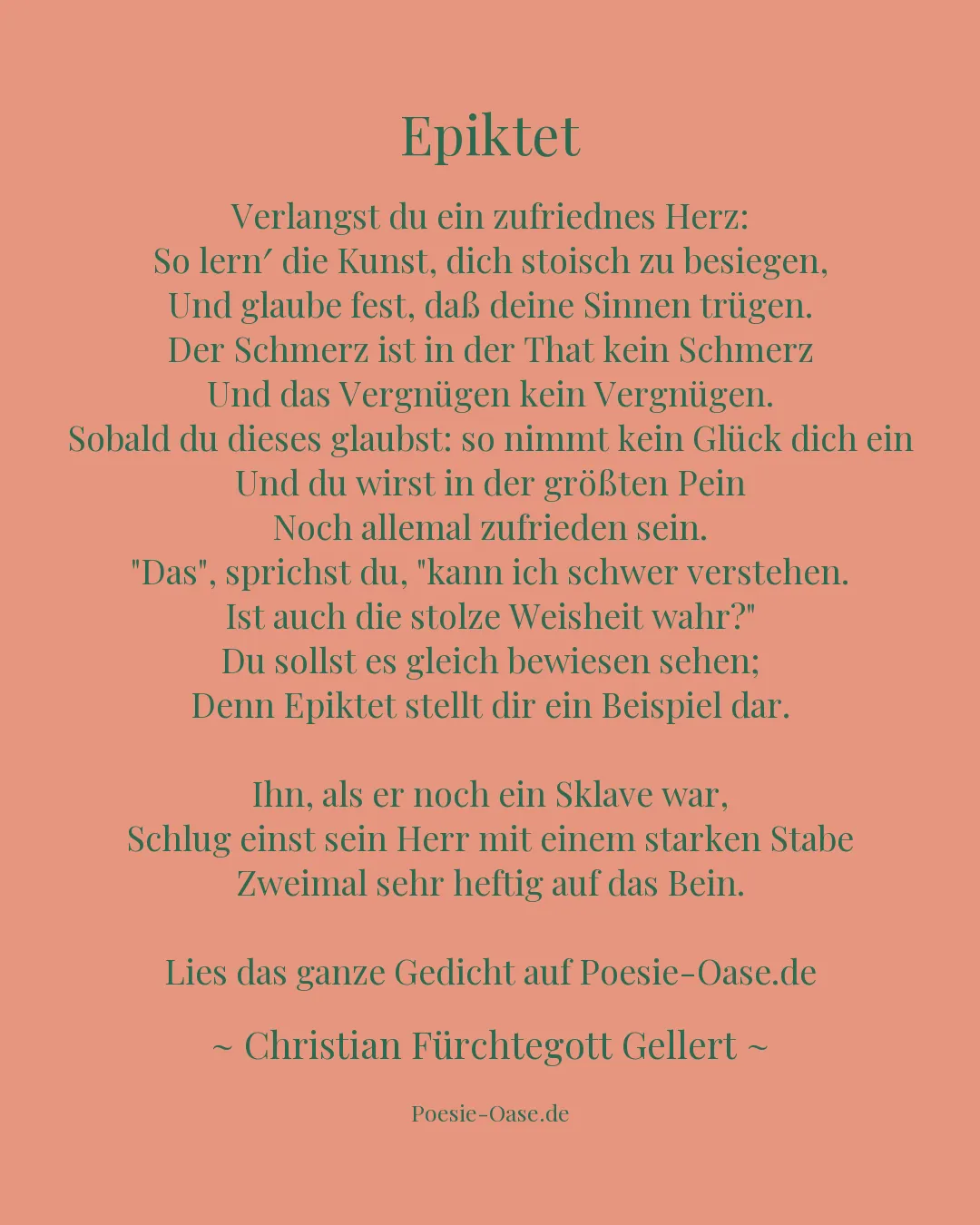 Illustration zu Epiktet