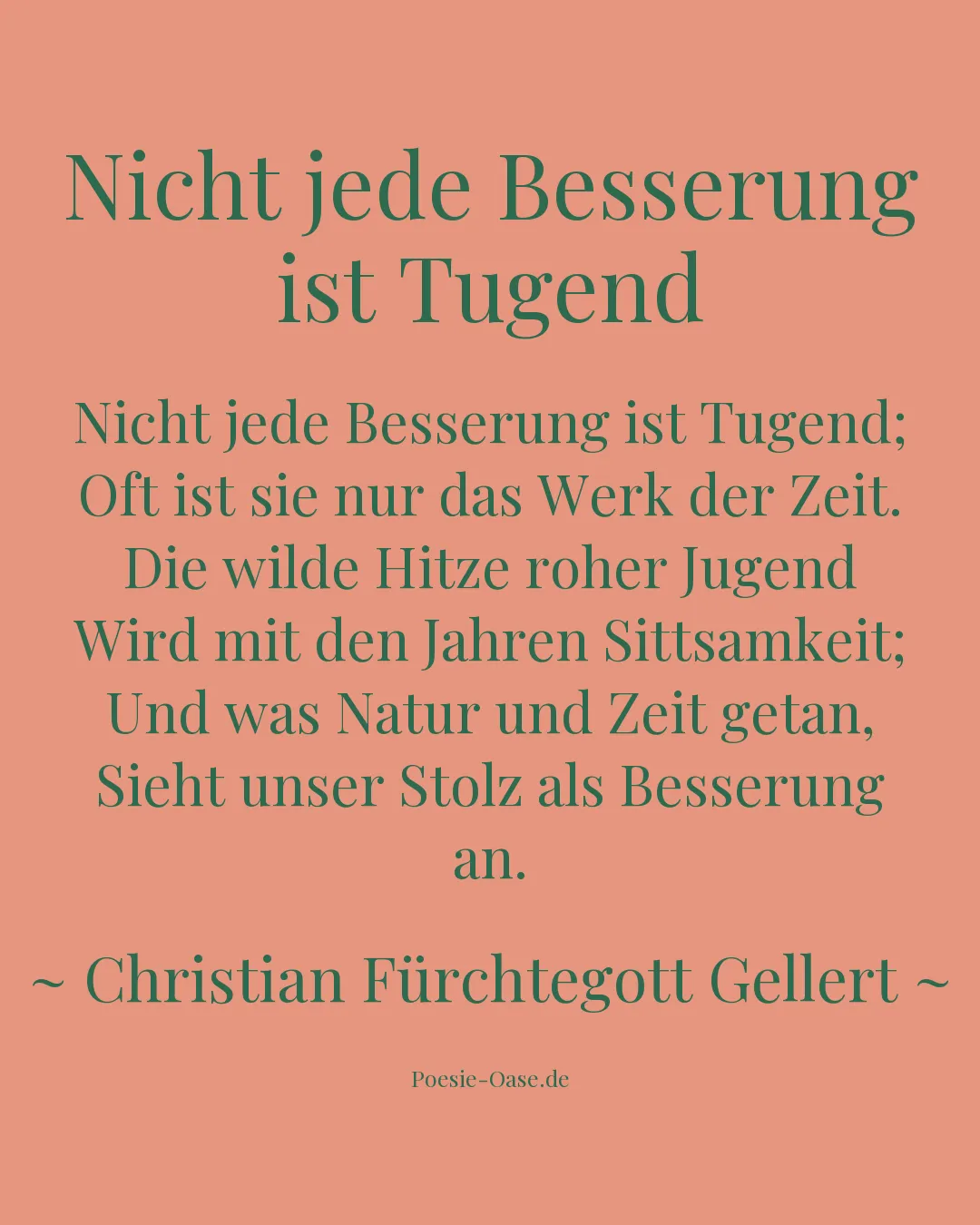 Illustration zu Nicht jede Besserung ist Tugend