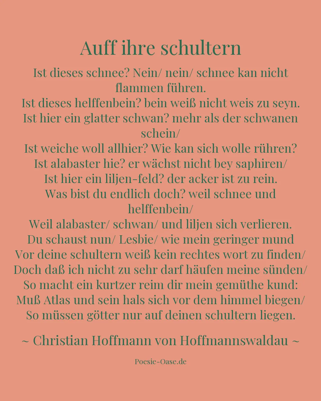 Illustration zu Auff ihre schultern