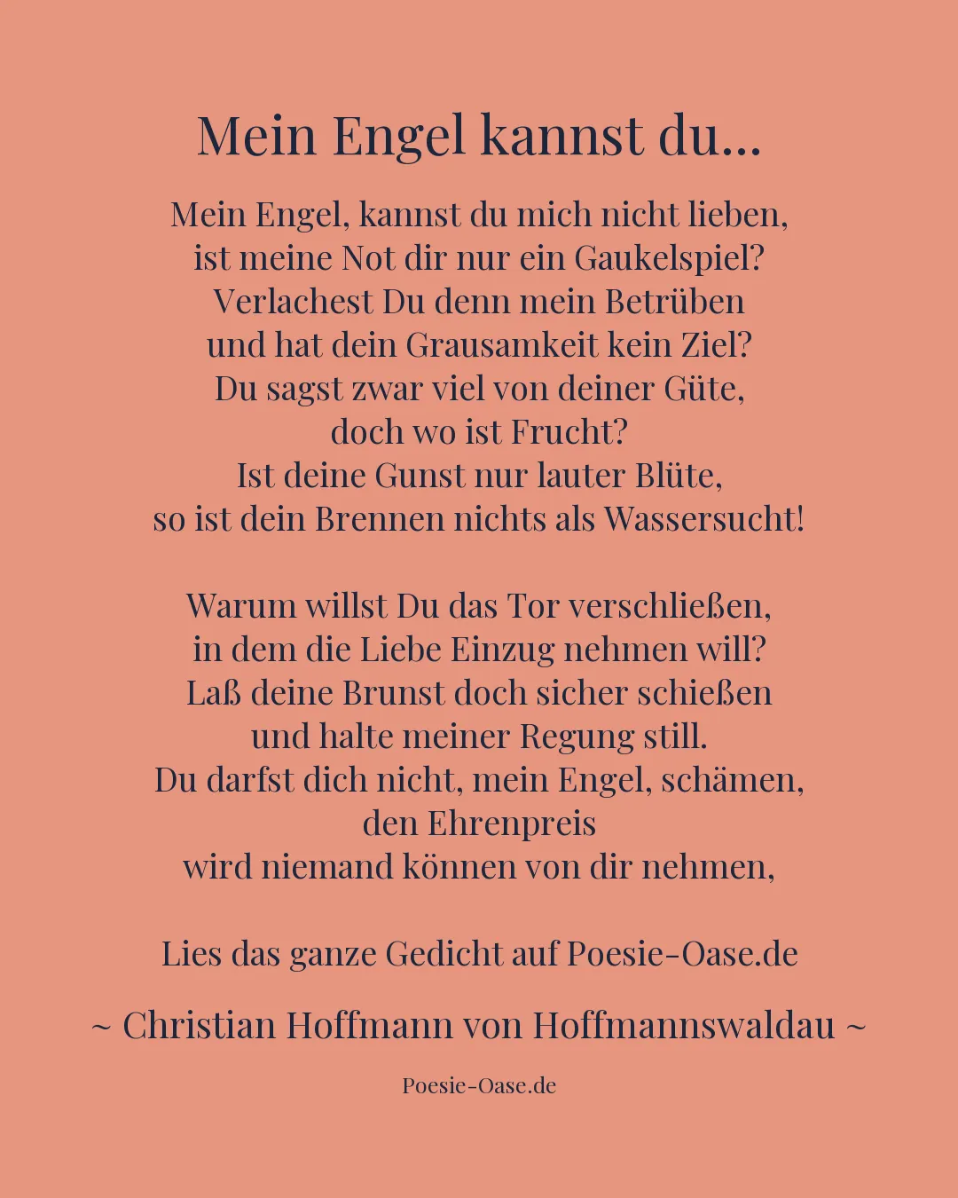 Illustration zu Mein Engel kannst du...