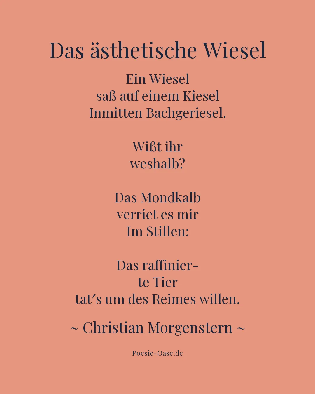 Illustration zu Das ästhetische Wiesel