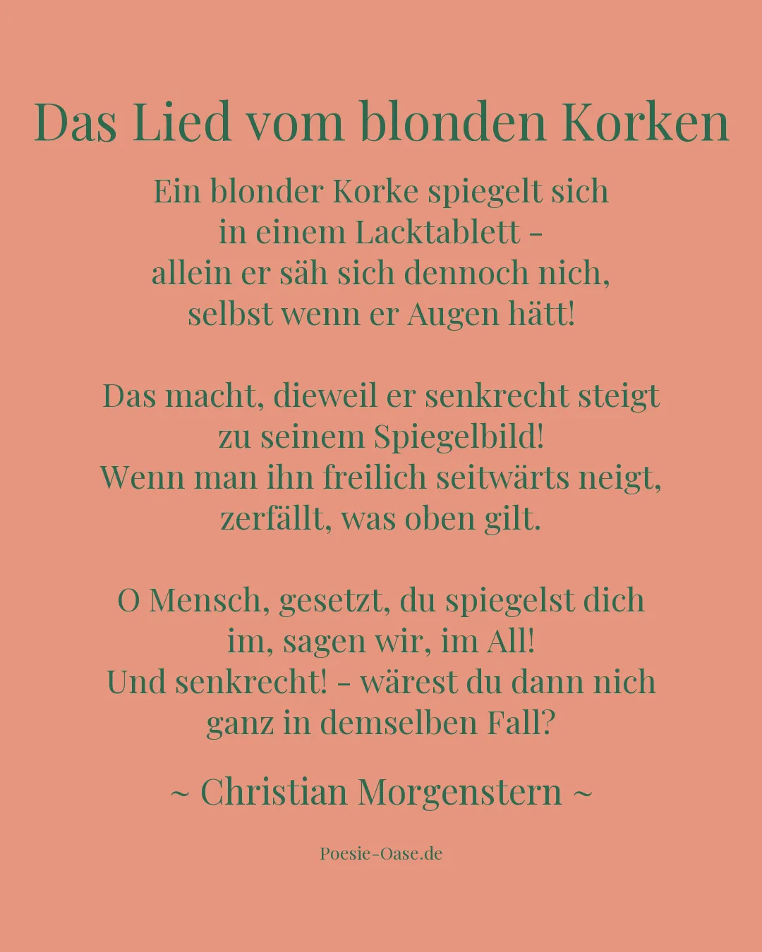Illustration zu Das Lied vom blonden Korken