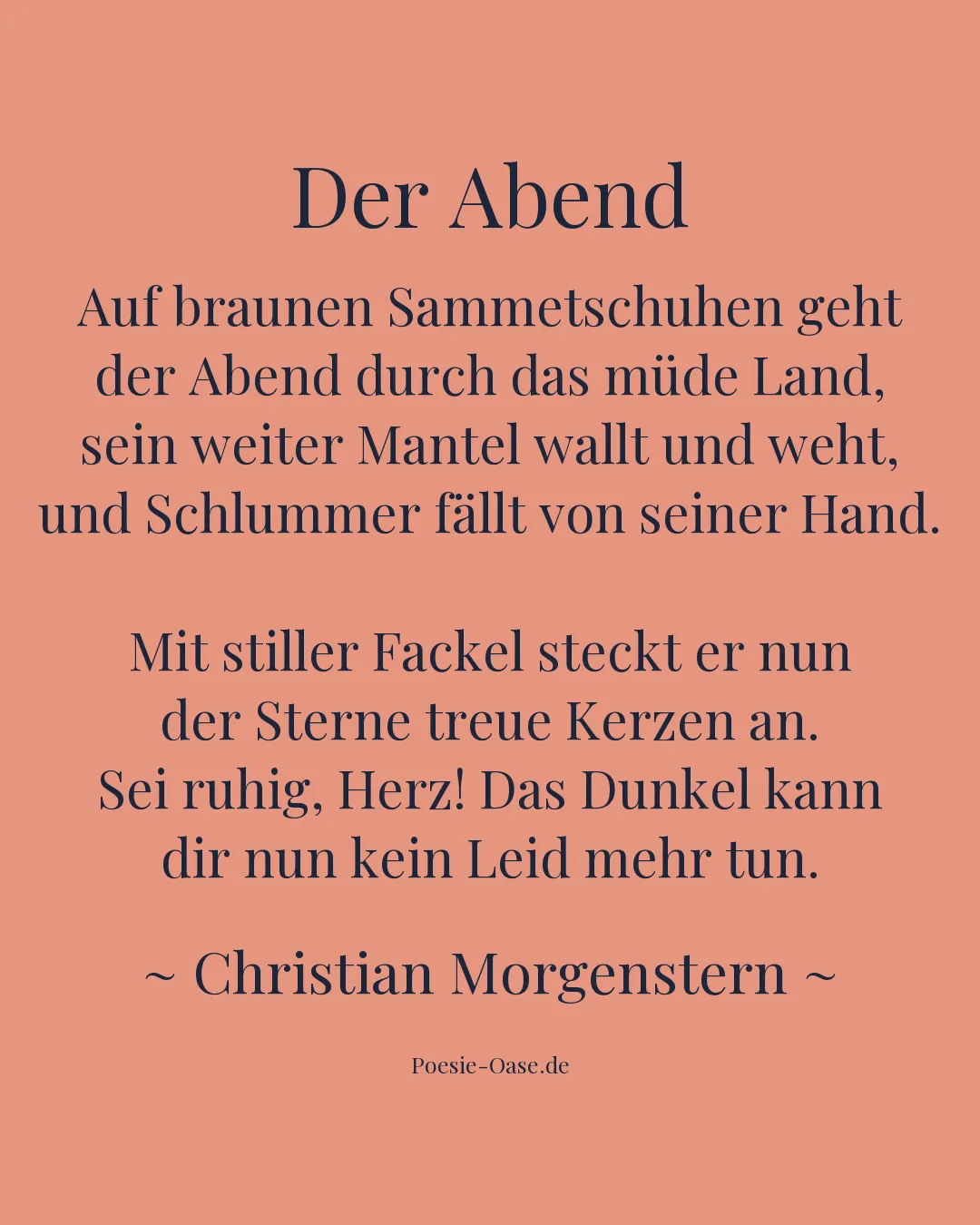 Illustration zu Der Abend
