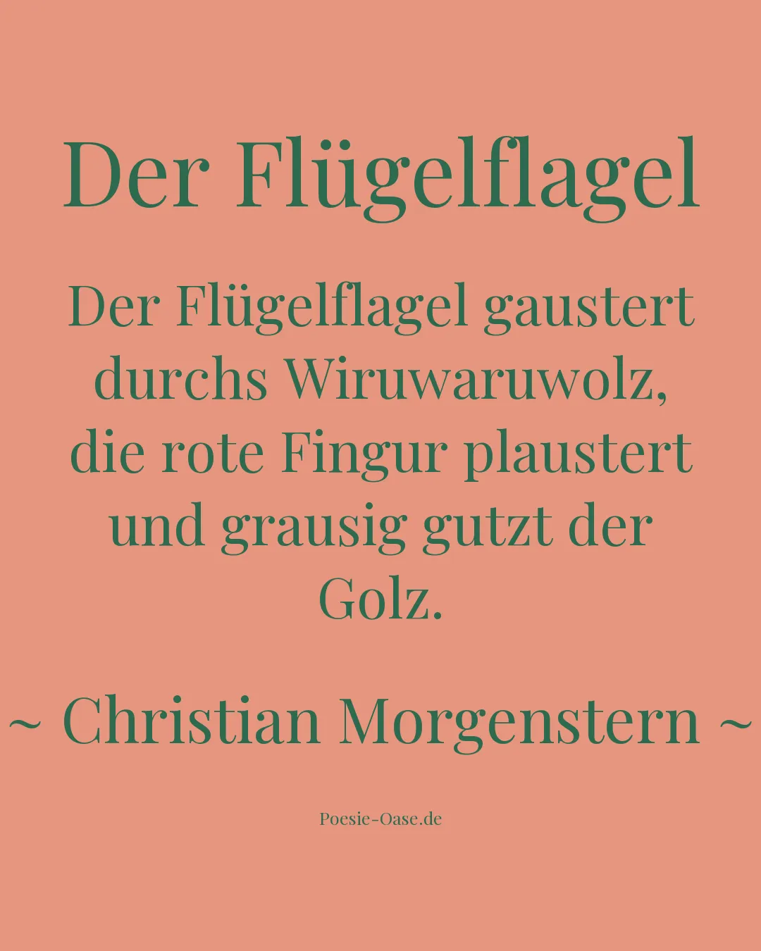 Illustration zu Der Flügelflagel