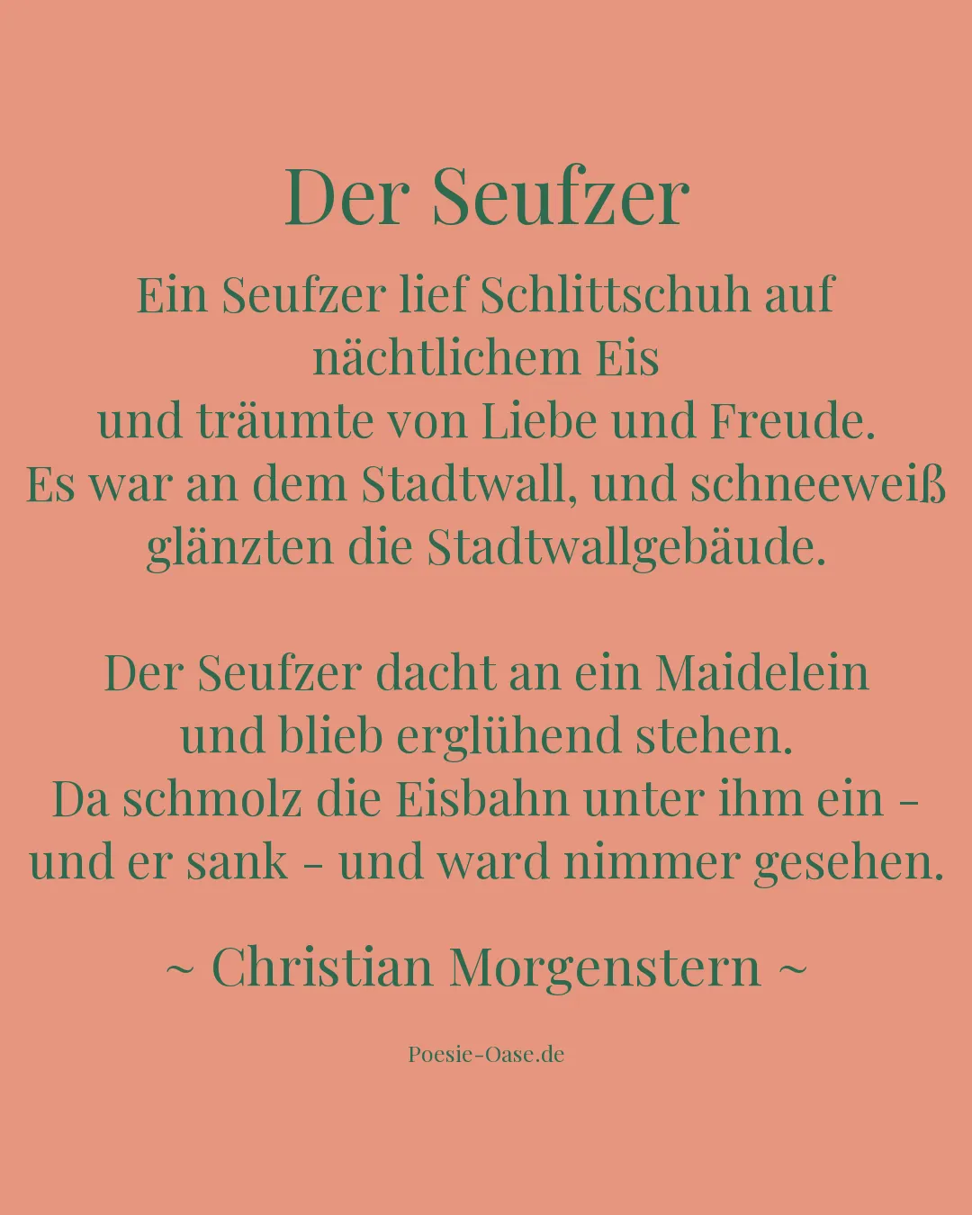 Illustration zu Der Seufzer