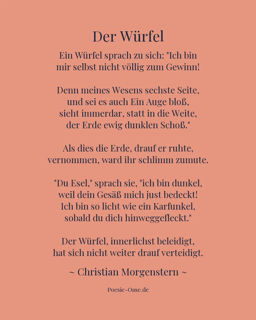 Illustration zu Der Würfel