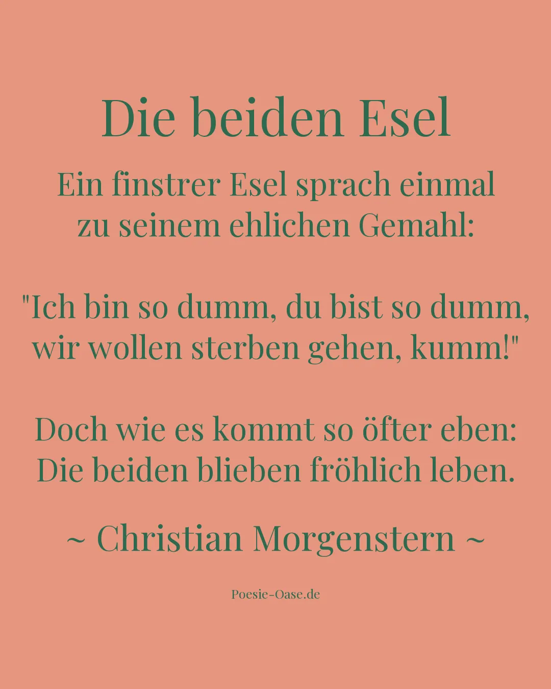 Illustration zu Die beiden Esel