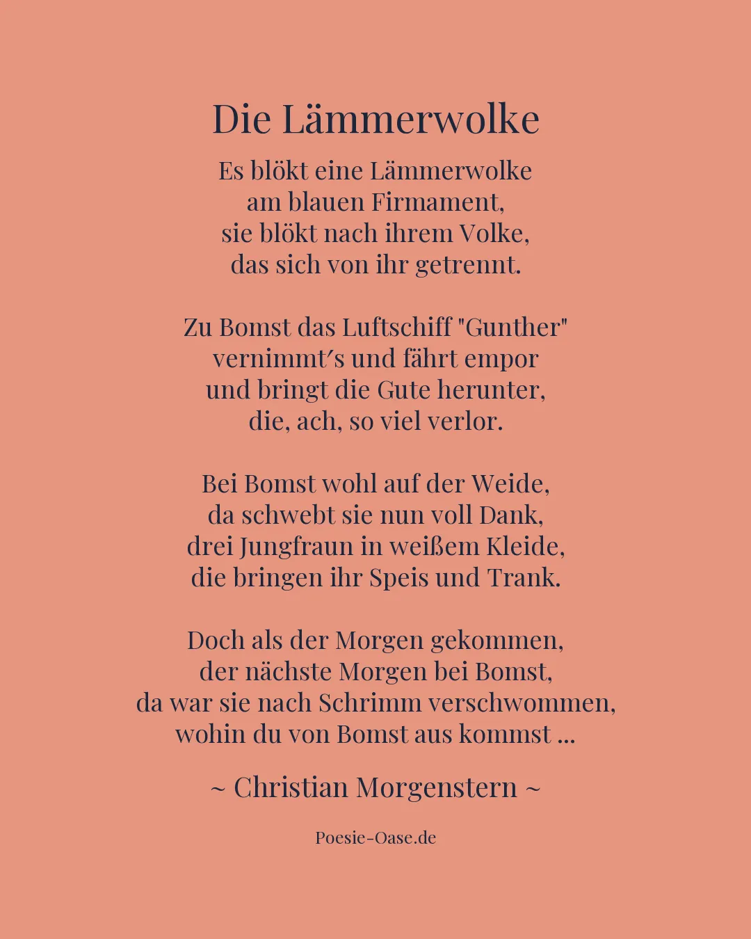 Illustration zu Die Lämmerwolke