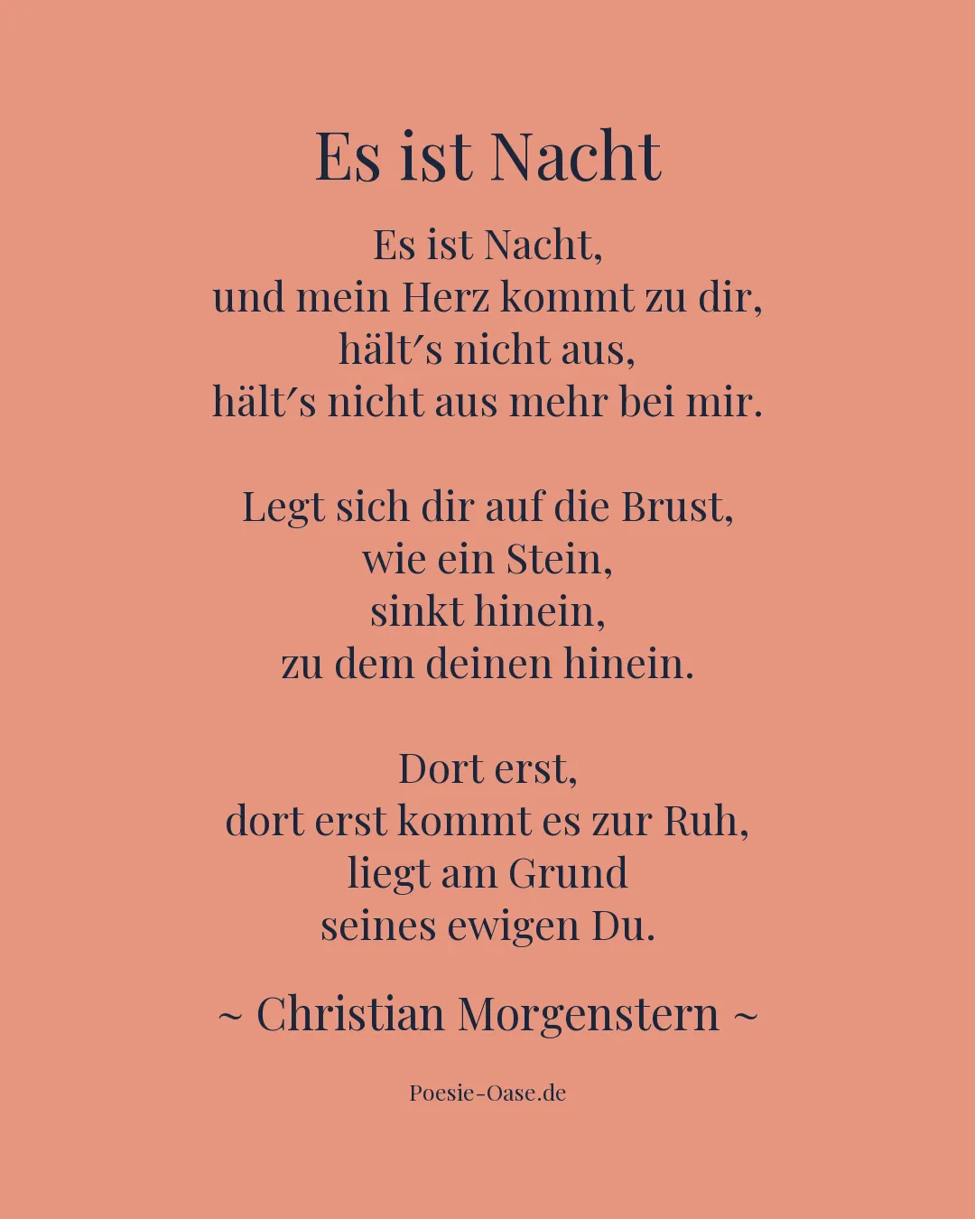 Illustration zu Es ist Nacht