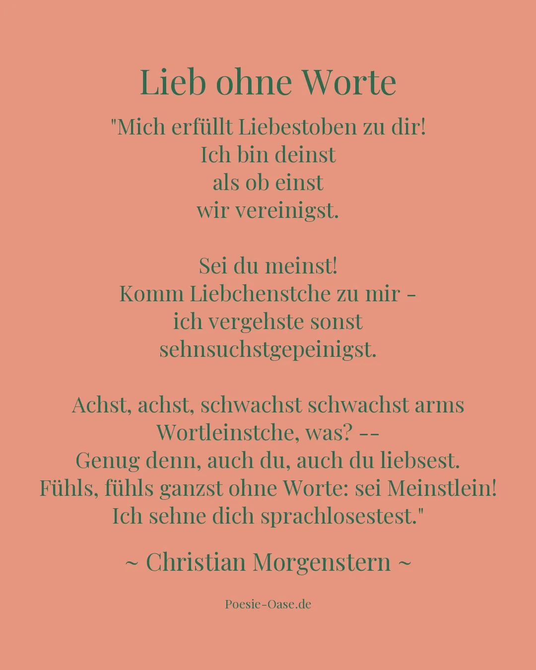 Illustration zu Lieb ohne Worte