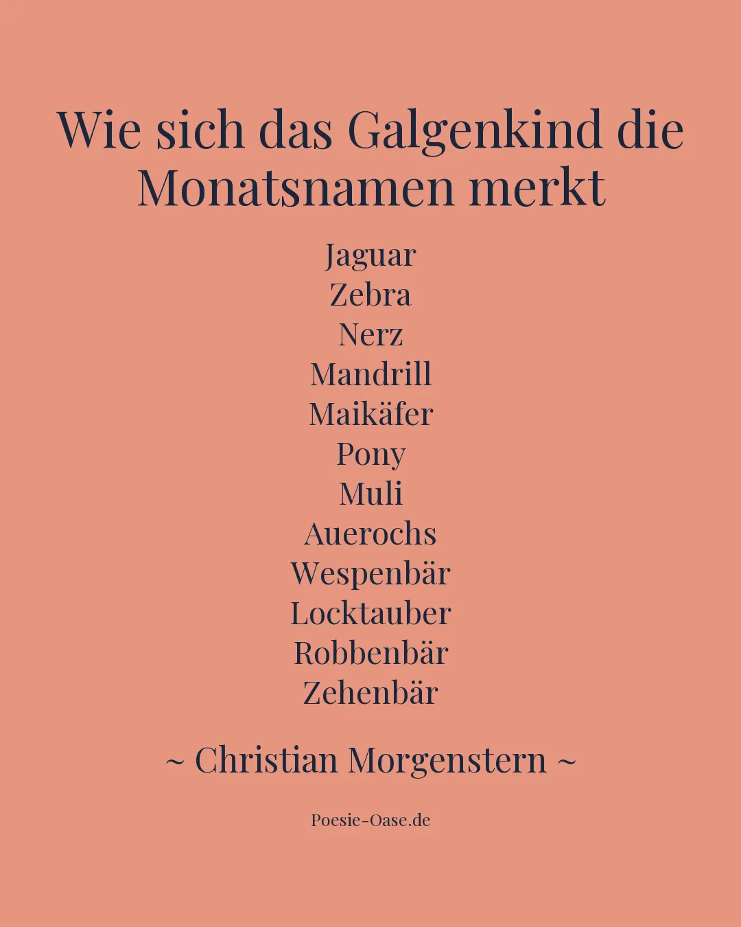 Illustration zu Wie sich das Galgenkind die Monatsnamen merkt