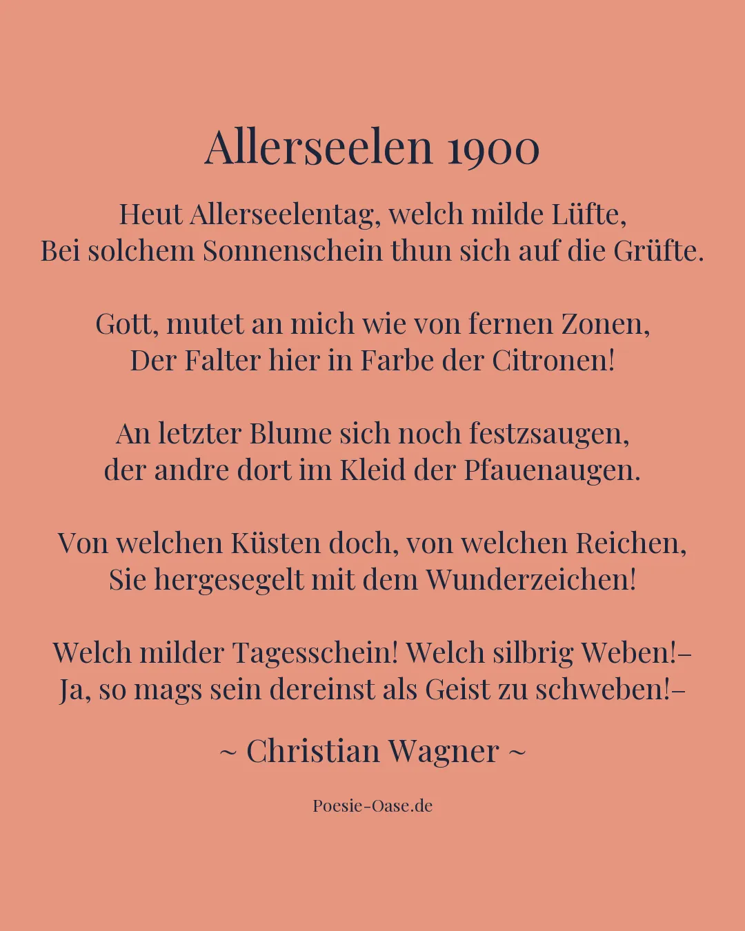 Illustration zu Allerseelen 1900