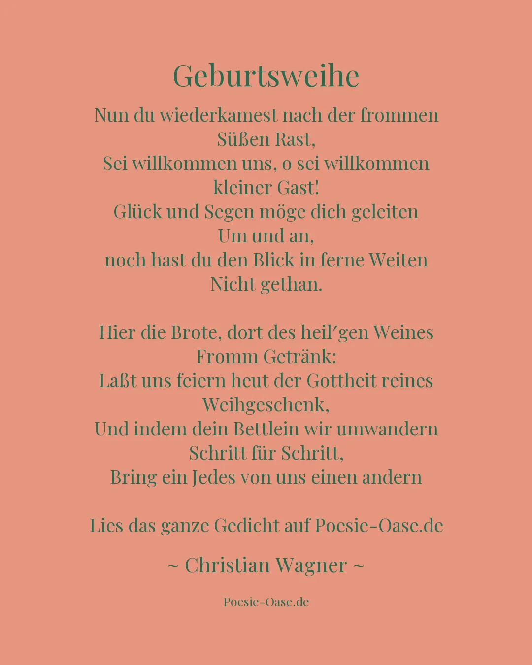Illustration zu Geburtsweihe
