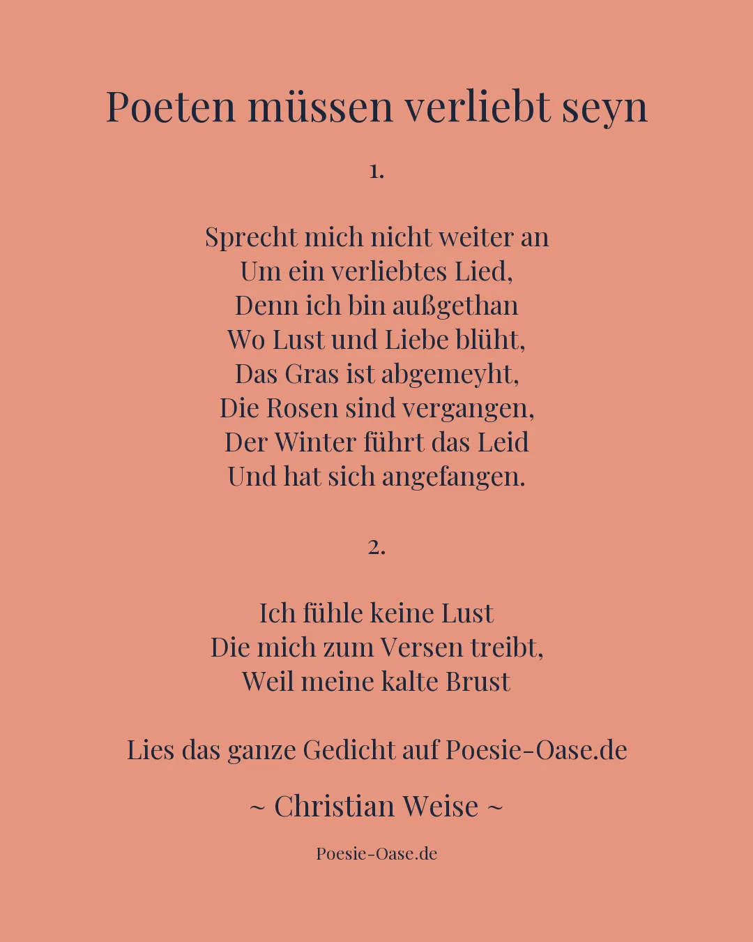 Illustration zu Poeten müssen verliebt seyn