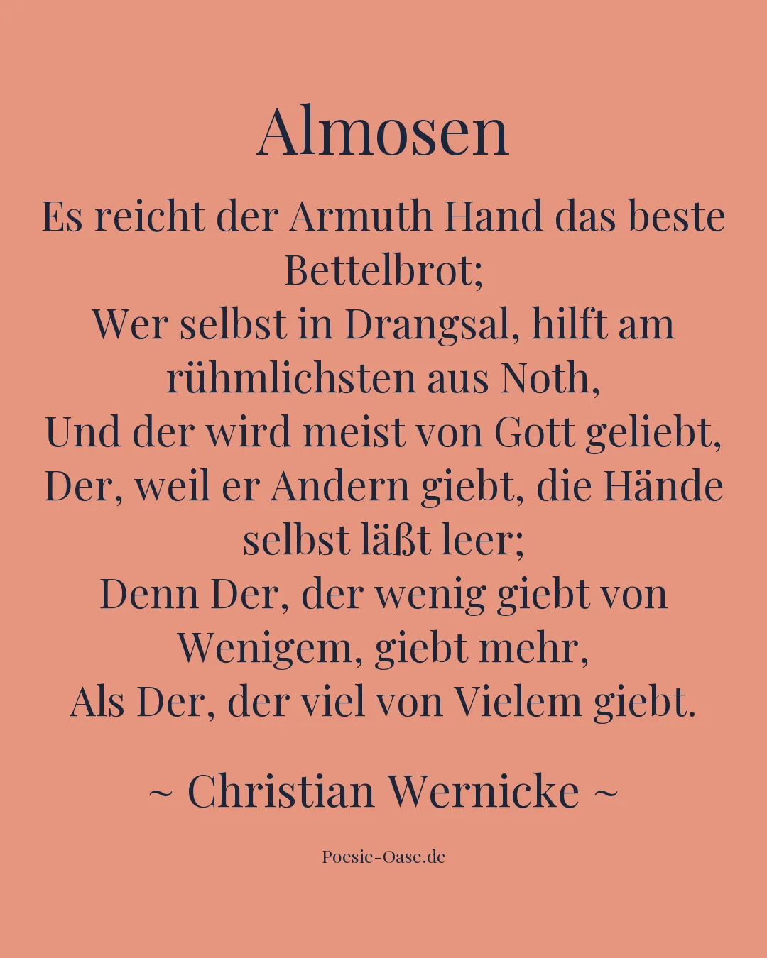 Illustration zu Almosen
