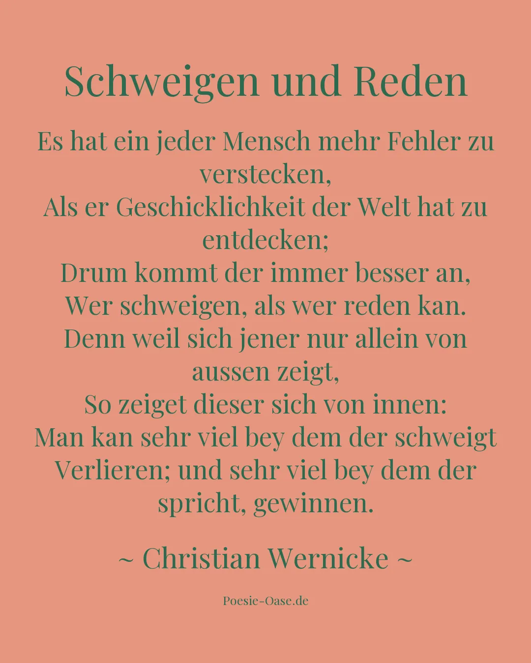 Illustration zu Schweigen und Reden