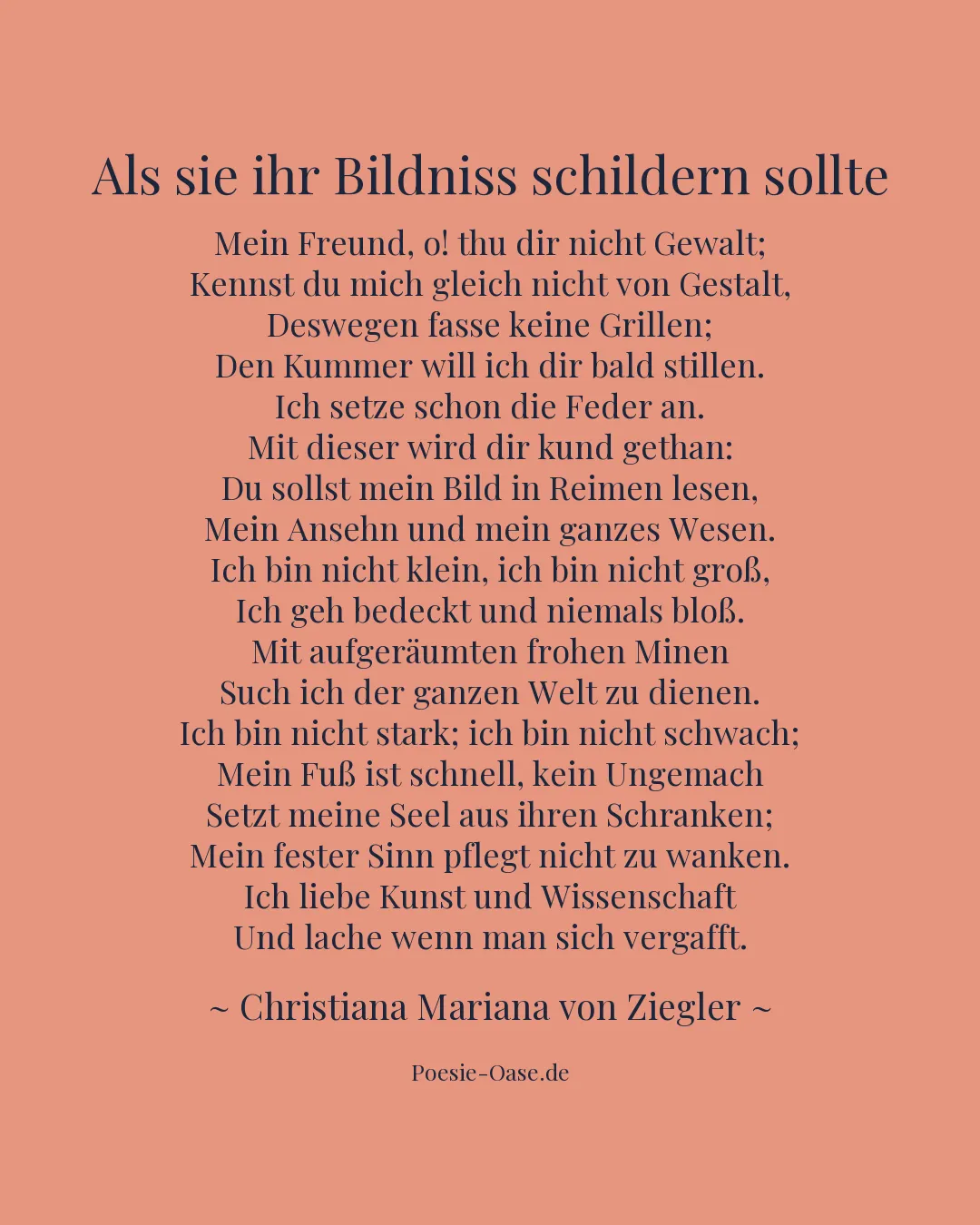 Illustration zu Als sie ihr Bildniss schildern sollte