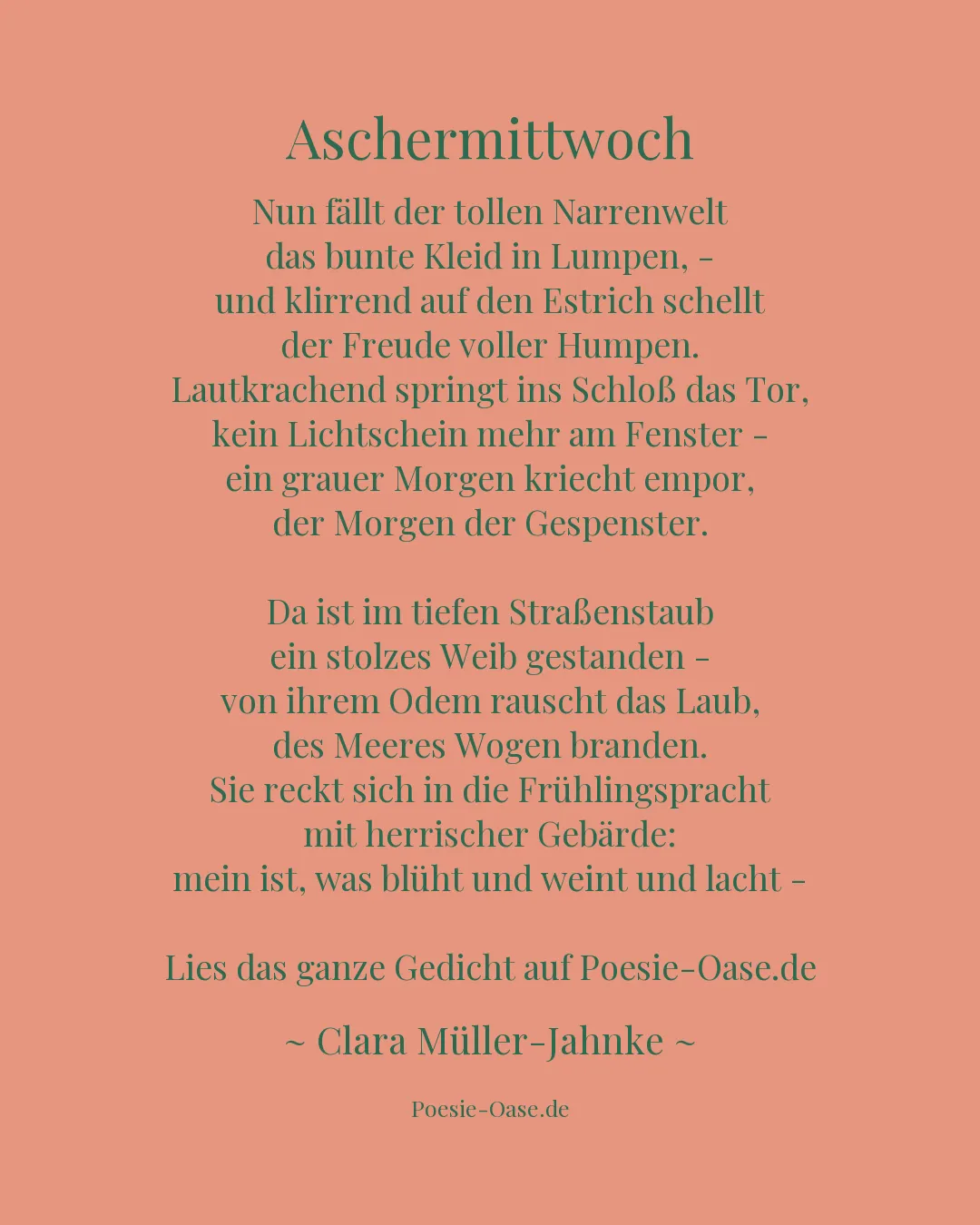 Illustration zu Aschermittwoch