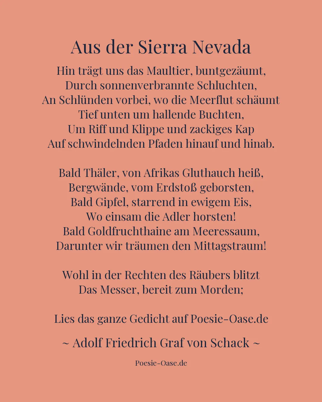 Illustration zu Aus der Sierra Nevada