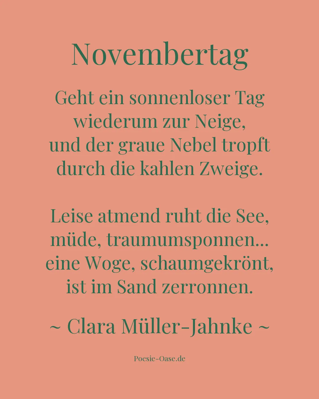 Illustration zu Novembertag