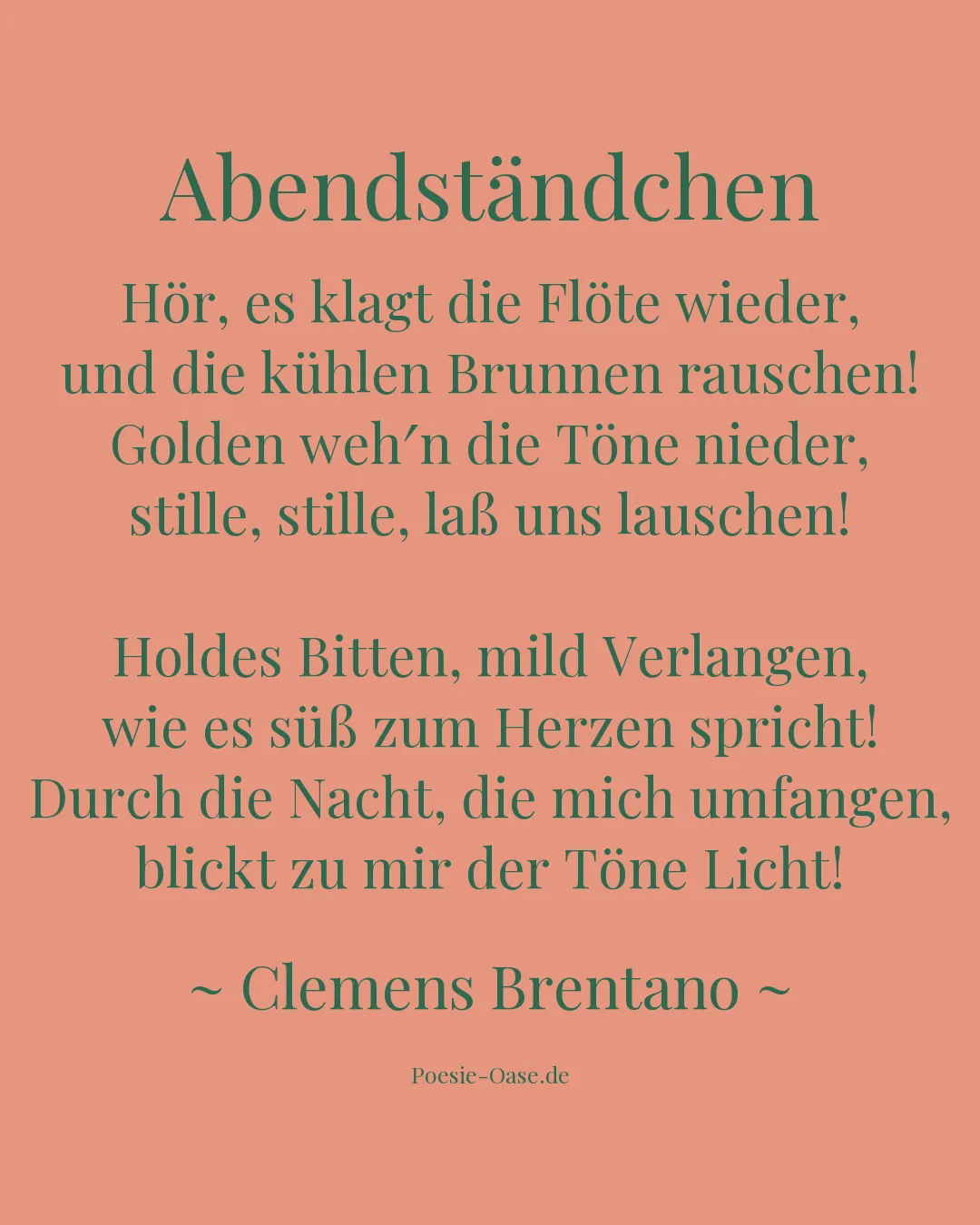 Illustration zu Abendständchen