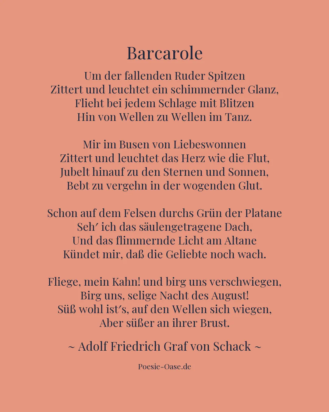 Illustration zu Barcarole