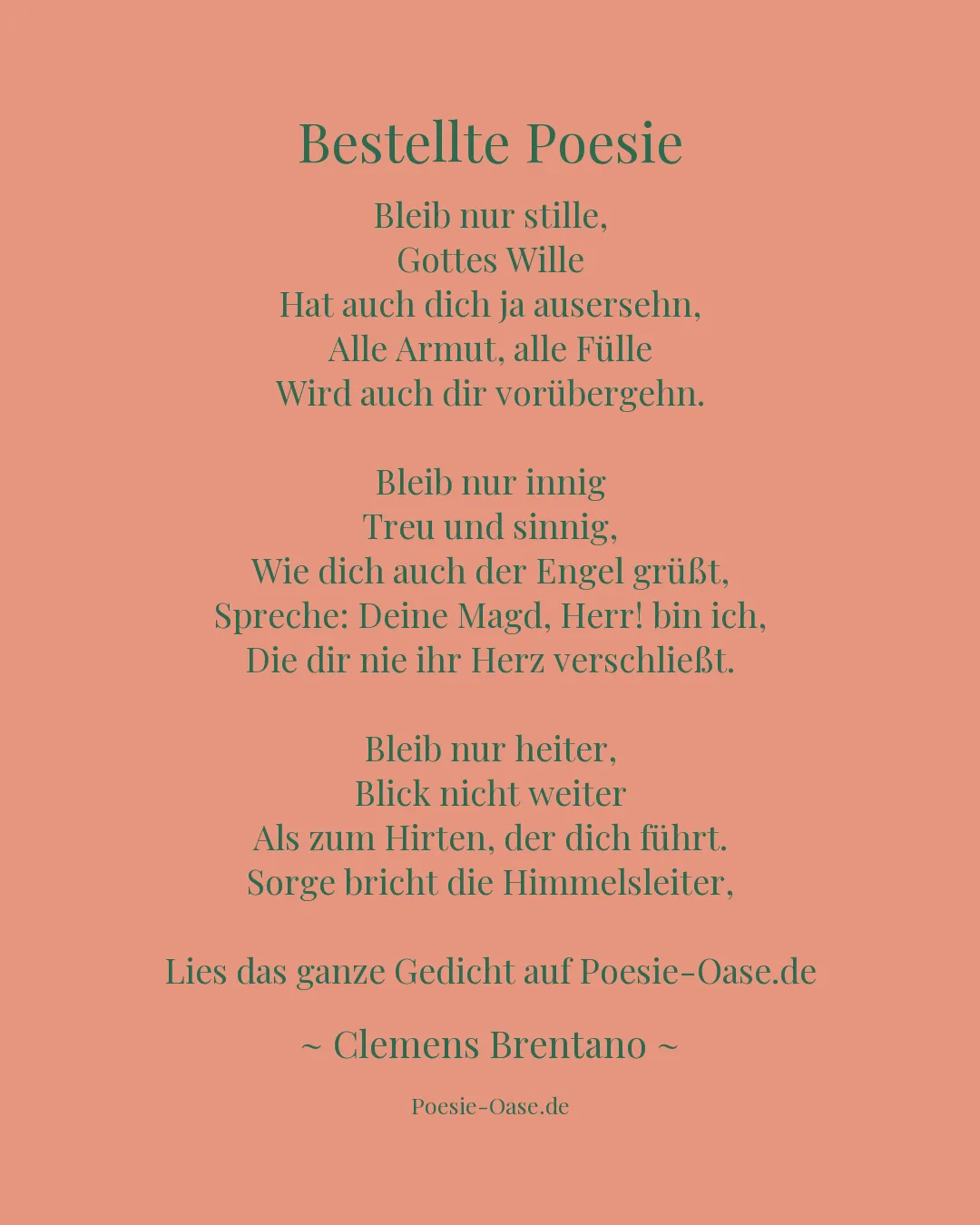 Illustration zu Bestellte Poesie