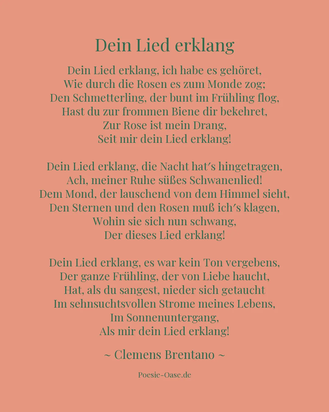 Illustration zu Dein Lied erklang