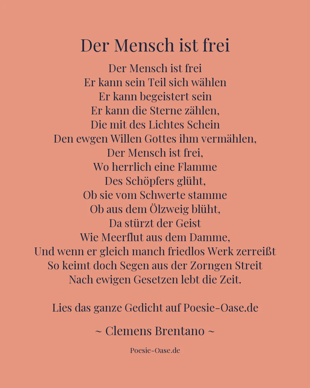 Illustration zu Der Mensch ist frei