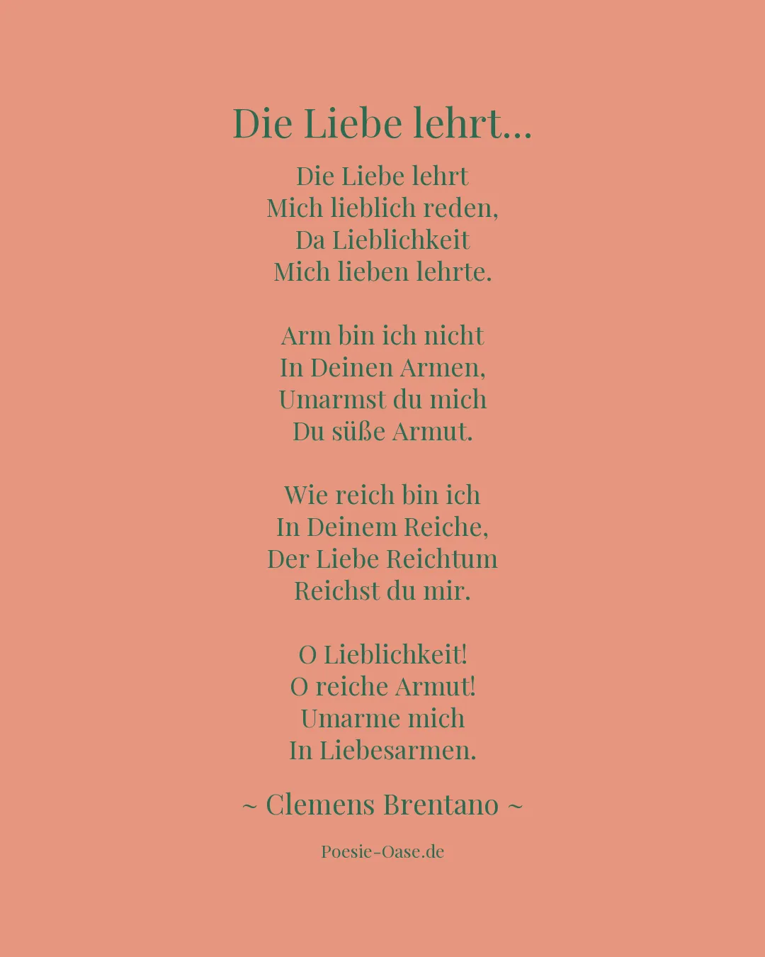 Illustration zu Die Liebe lehrt...