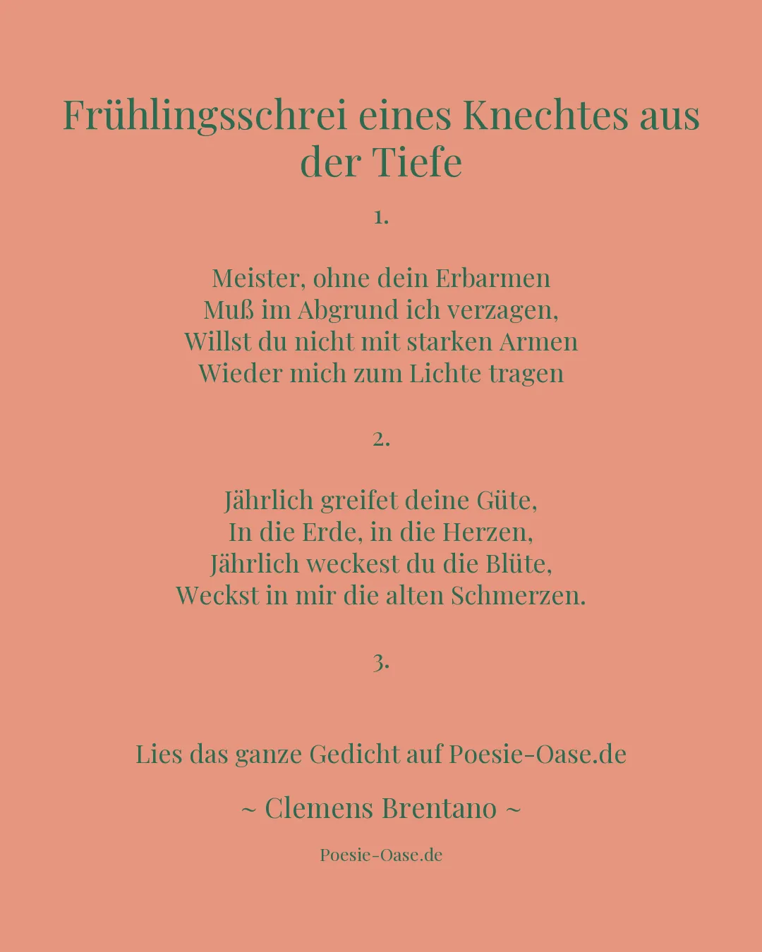 Illustration zu Frühlingsschrei eines Knechtes aus der Tiefe