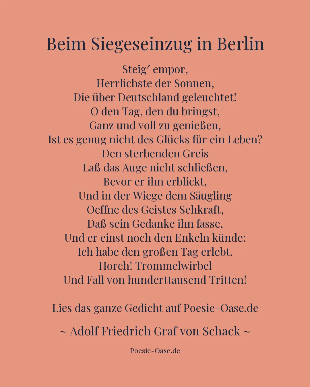 Illustration zu Beim Siegeseinzug in Berlin
