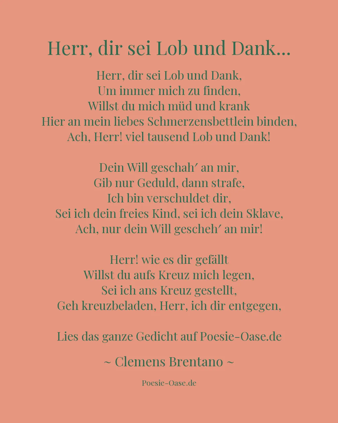 Illustration zu Herr, dir sei Lob und Dank...