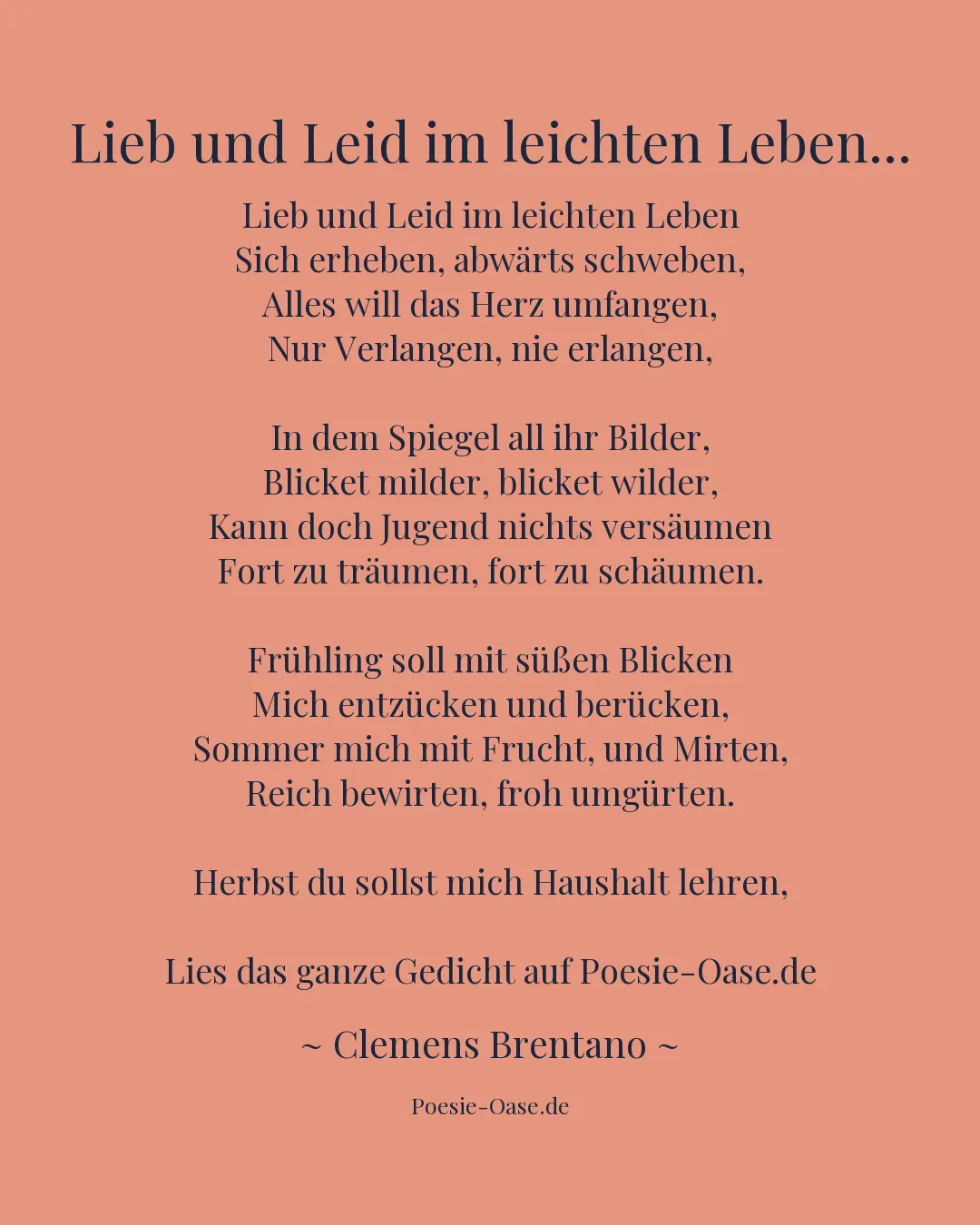 Illustration zu Lieb und Leid im leichten Leben...