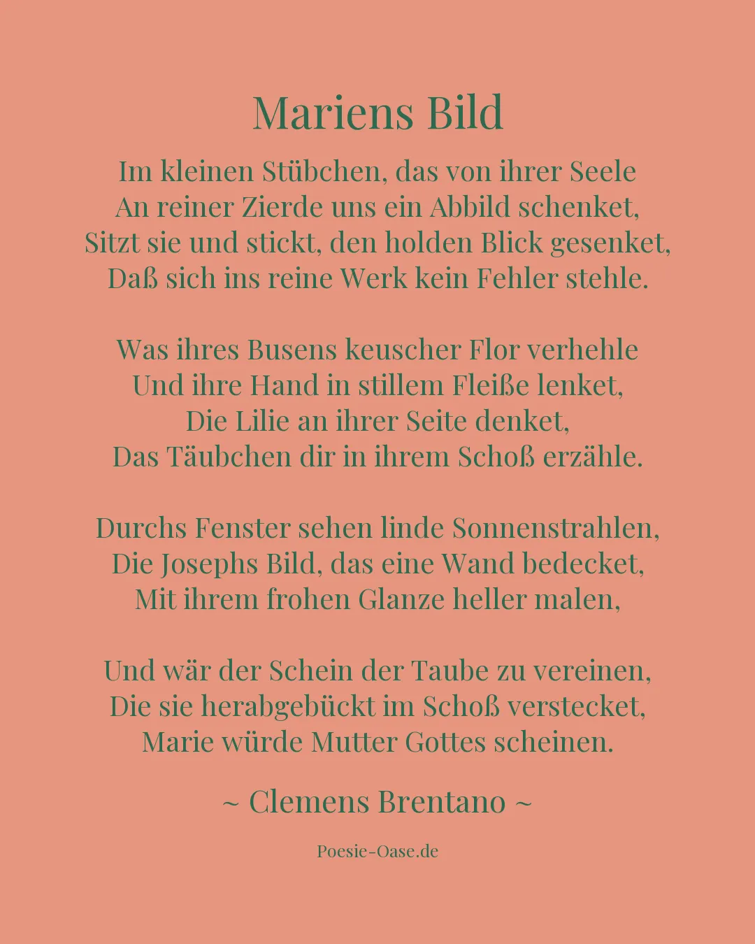Illustration zu Mariens Bild