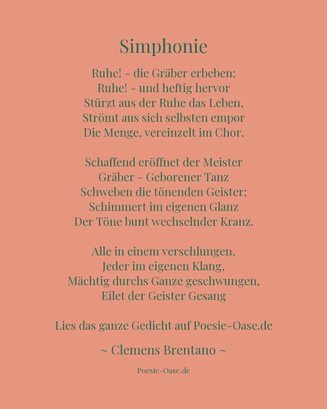 Illustration zu Simphonie