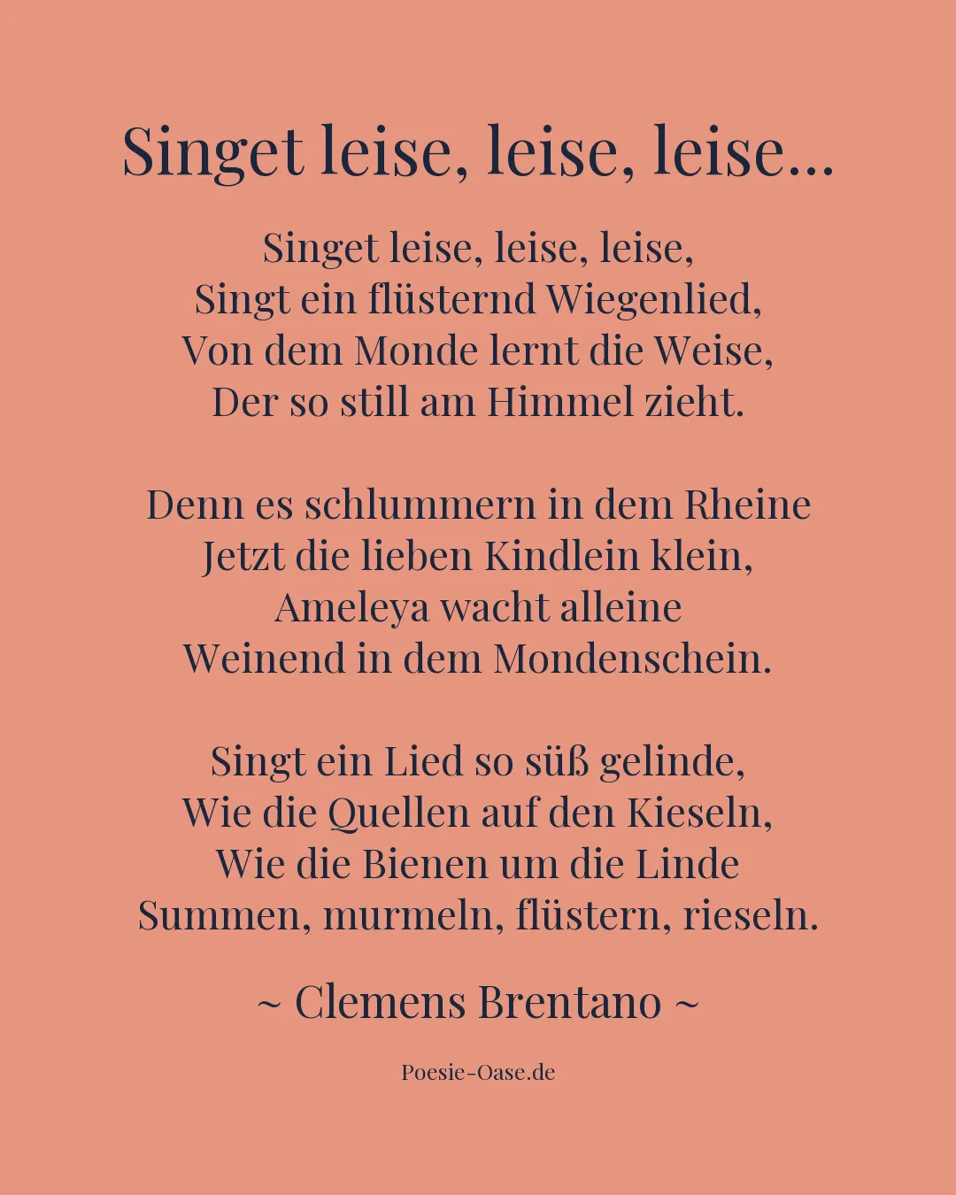 Illustration zu Singet leise, leise, leise...