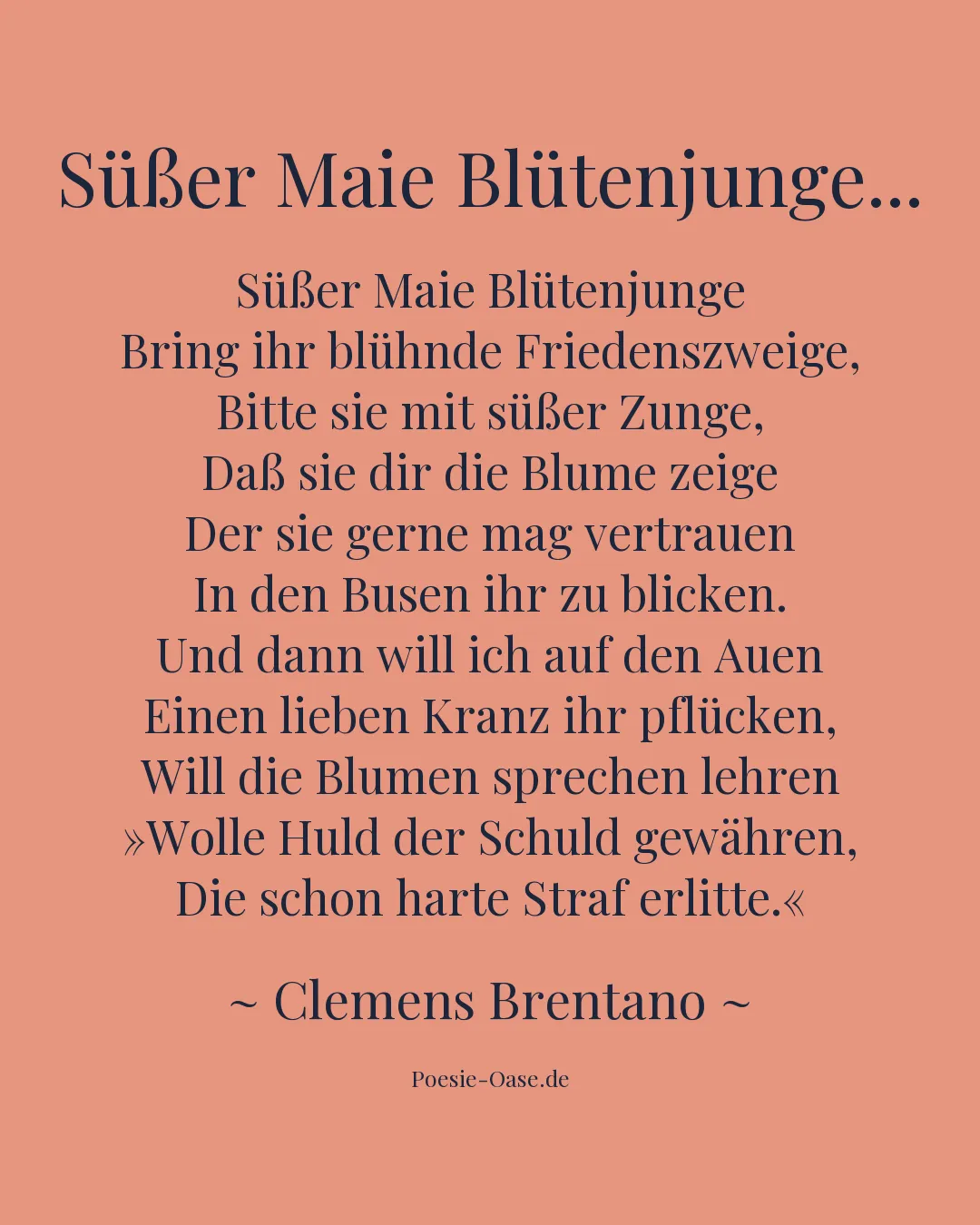Illustration zu Süßer Maie Blütenjunge...