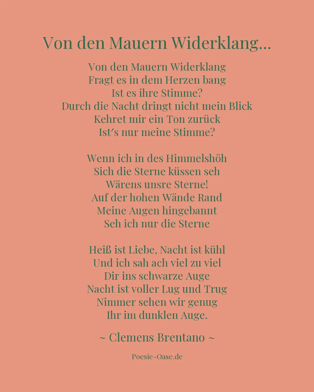 Illustration zu Von den Mauern Widerklang...