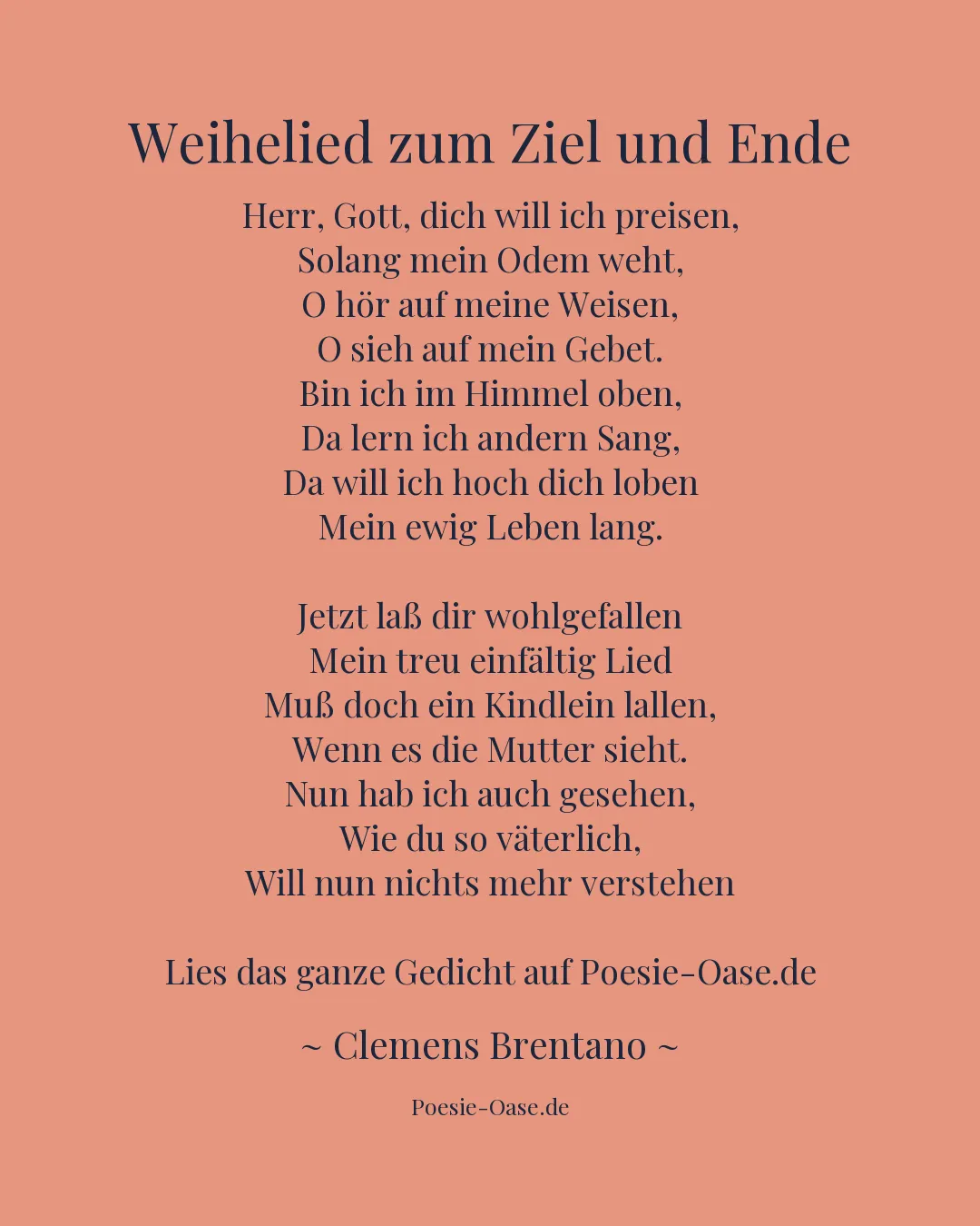 Illustration zu Weihelied zum Ziel und Ende