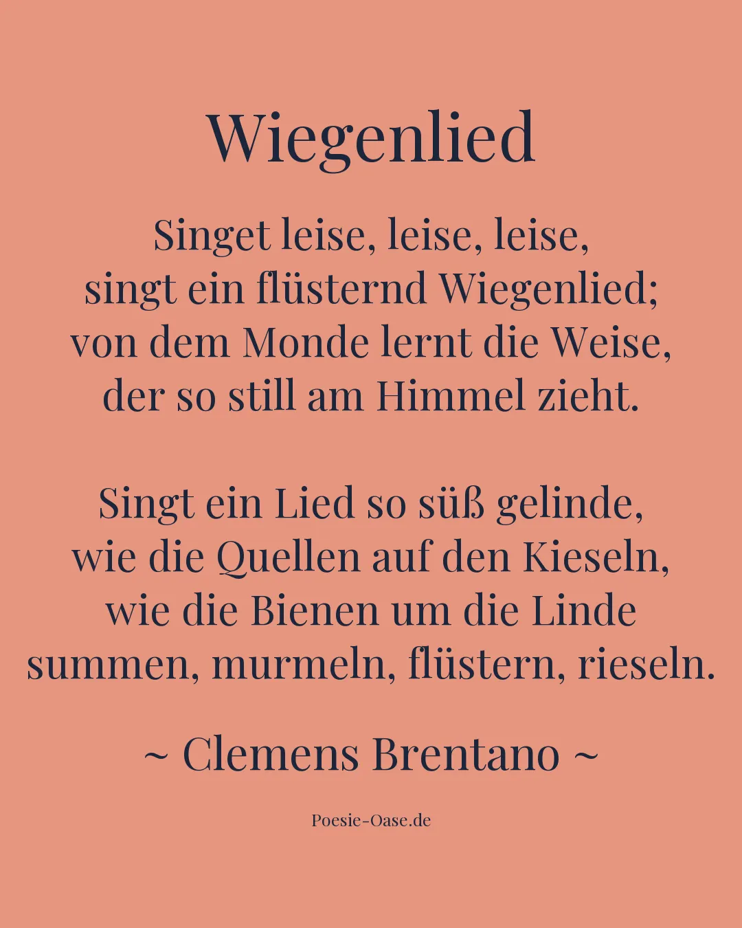 Illustration zu Wiegenlied