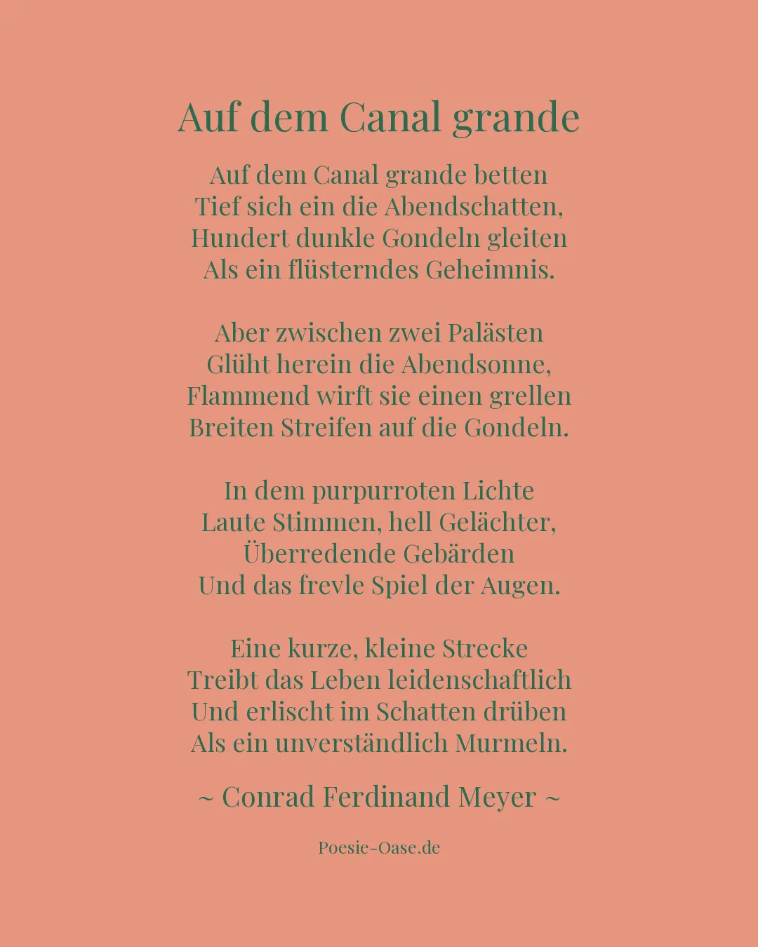Illustration zu Auf dem Canal grande